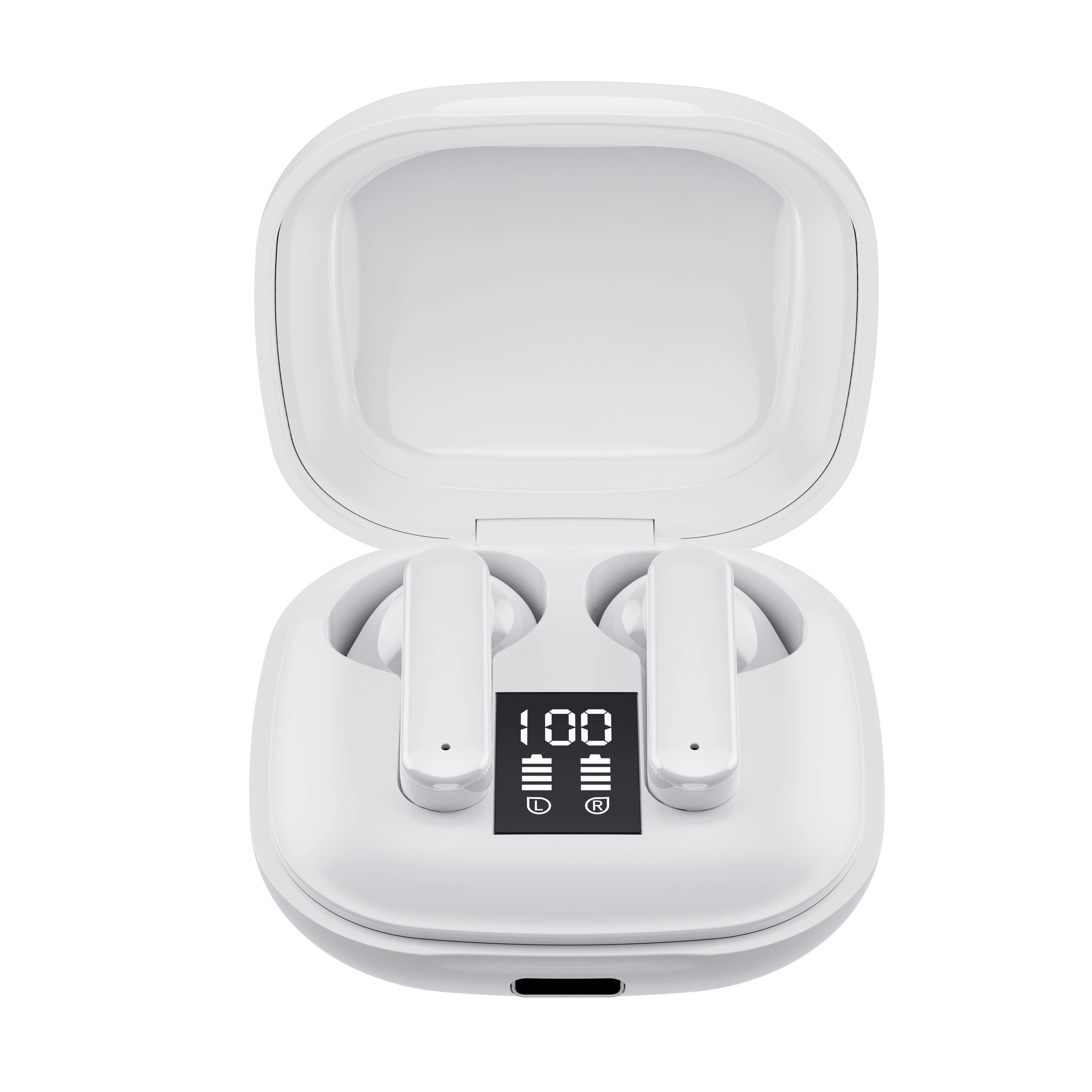 YJ-20 Wireless Headset In-Ear Bluetooth Earbuds IPX7 Water Resistant Sports Headphone with LED Digital Display Touch Control Function YJ-20 Wireless Headset In-Ear Bluetooth Earbuds IPX7 Water Resistant Sports Headphone with LED Digital Display Touch Control Function